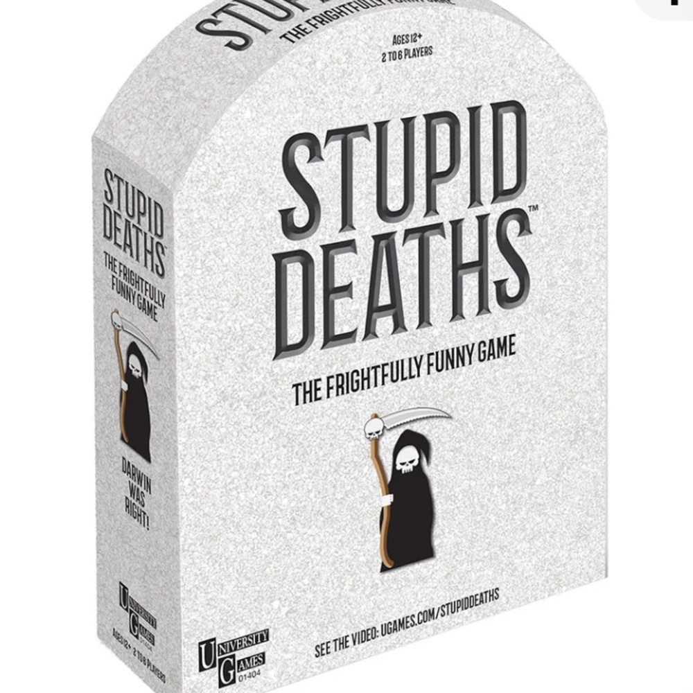 Stupid Deaths Kids Halloween Night Board Game Trivia Fun Party Teens 12 To Adult